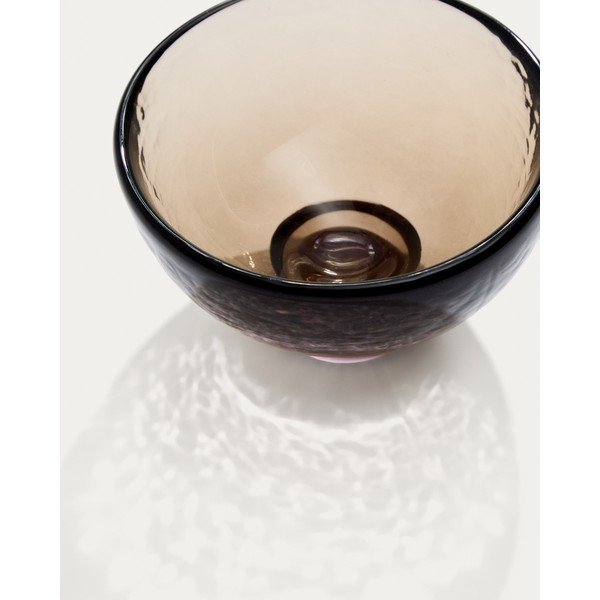 Pruun klaasist kauss Sileia - Kave Home-image-1