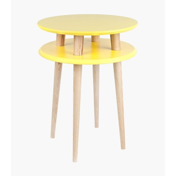 Kokkupandav laud UFO 61x45 cm, kollane - Ragaba