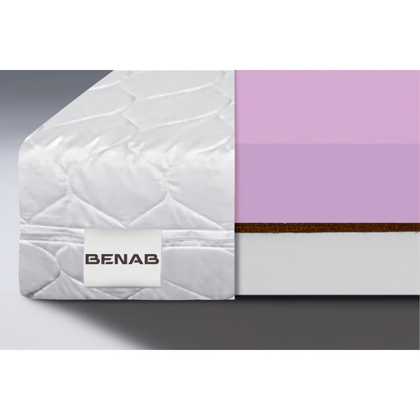 Kõva/keskmine laste kahepoolne poroloonmadrats 70x160 cm Coco Dreamer - BENAB-image-2