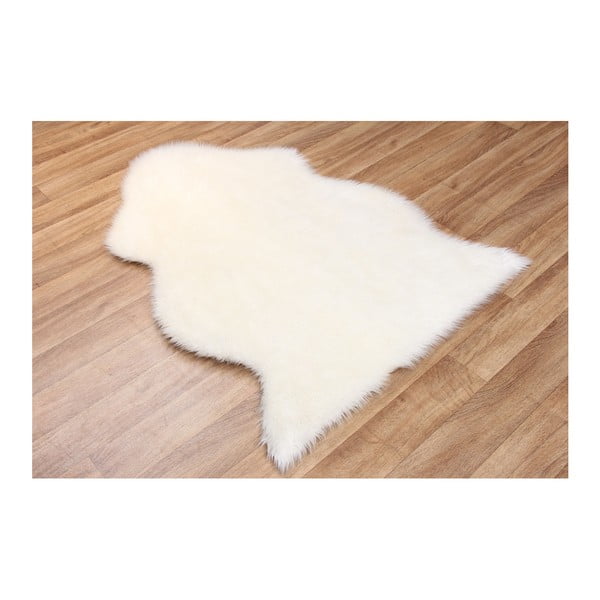 Krémový koberec z umělé kožešiny Eco Rugs Tekli, 70 x 100 cm-image-2