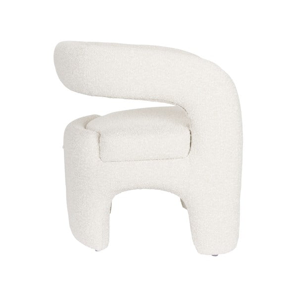 Valge bukleekangast tugitool Nova - White Label-image-3