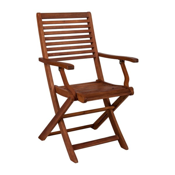 Skládací židle ze dřeva akácie Crido Consulting Acacia