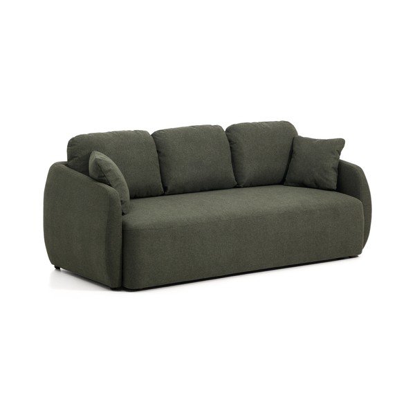 Tumeroheline šenillist diivanvoodi 218 cm Laira - Kave Home-image-2
