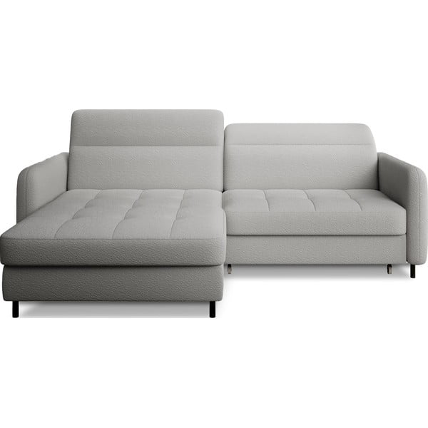 Hall bouclé-kangast lahtikäiv/sahtliga nurgadiivan (vasak nurk/lamamisosaga) Gomsi – ELTAP