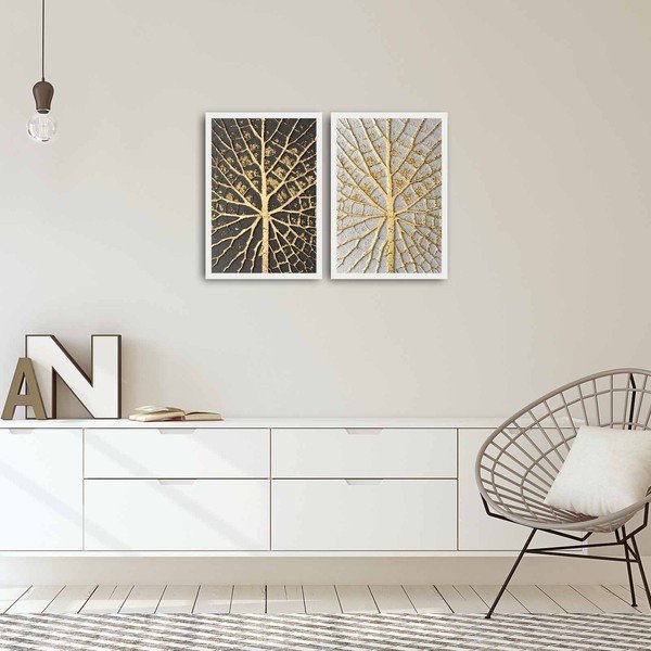 Dvoudílný obraz Home Leaves, 72 x 50 cm-image-1