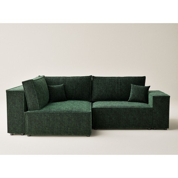 Tumeroheline šenilldiivanvoodi/panipaigaga nurgadiivan (vasak nurk/L-kujuline) Tonga - Maison de Rêve-image-2