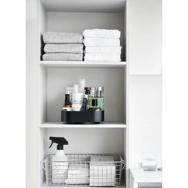 Pöörlev plastikust maitseainete hoidja Tower - YAMAZAKI-image-3