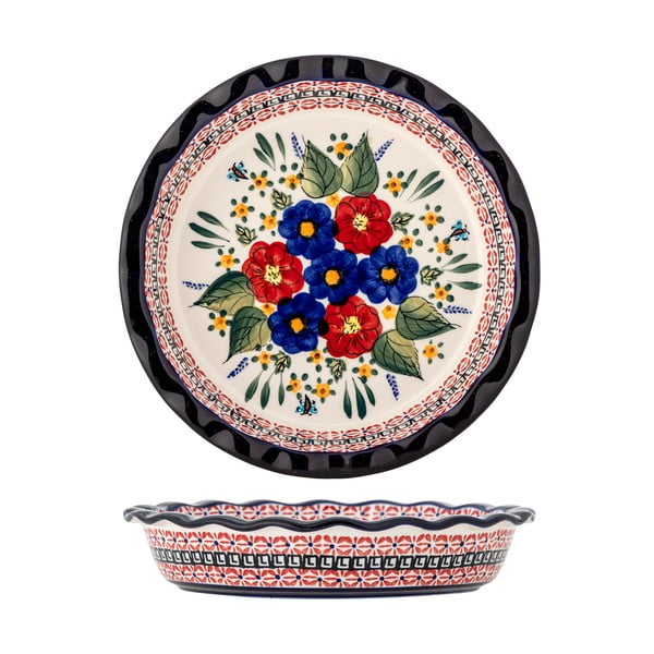 Kivikeraamikast serveerimistaldrik ø 26,5 cm Florist - Bloomingville