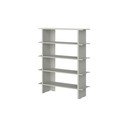 Helehall metallist raamaturiiul 120x156x37 cm Hes - noo.ma