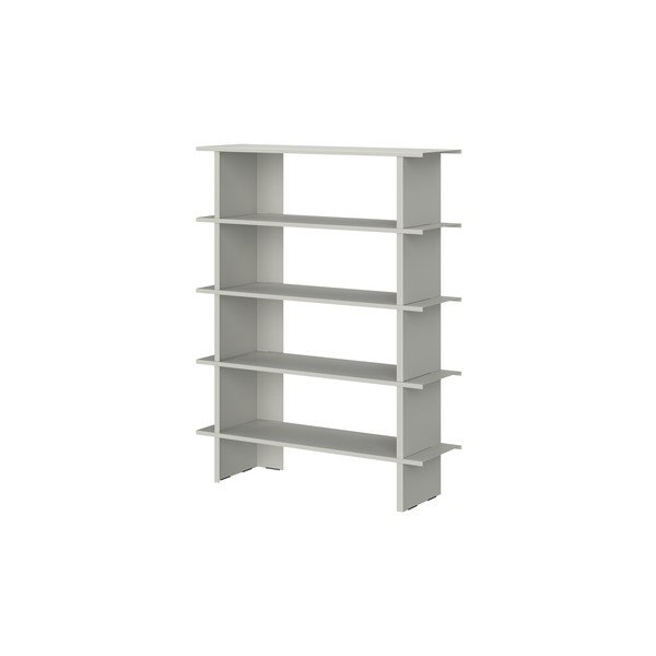 Helehall metallist raamaturiiul 120x156x37 cm Hes - noo.ma
