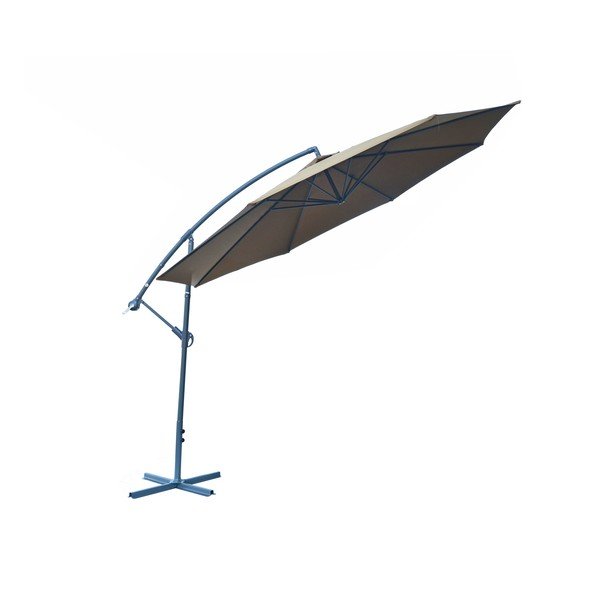Pruun päikesevarju ø 350 cm - Rojaplast-image-1