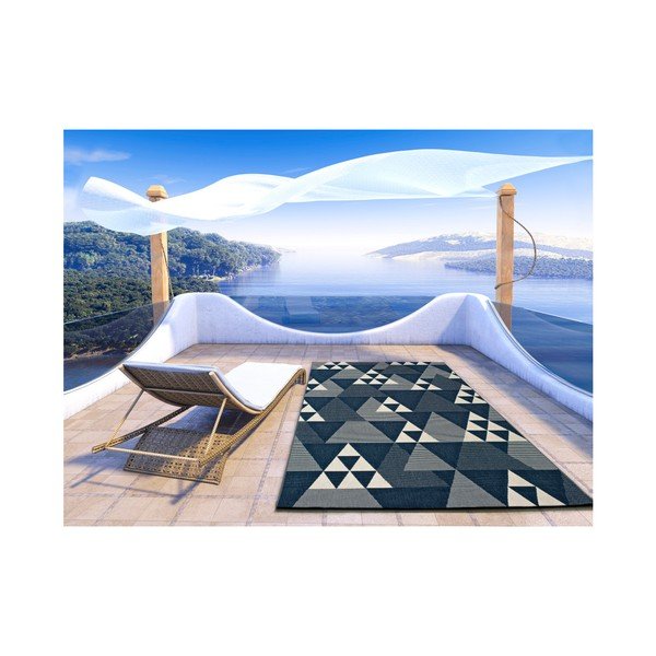 Sinine õuevaip Kolmnurgad, 140 x 200 cm Clhoe - Universal-image-2