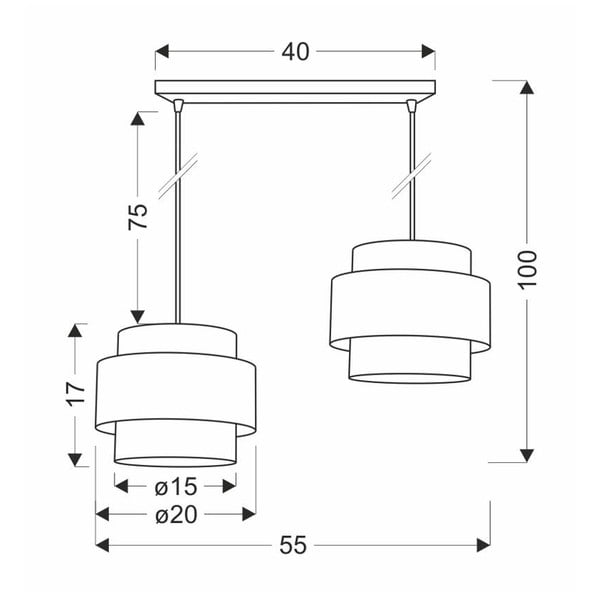 Ripplamp rotangist valge varjuga ø 20 cm Rattan - Candellux Lighting-image-2