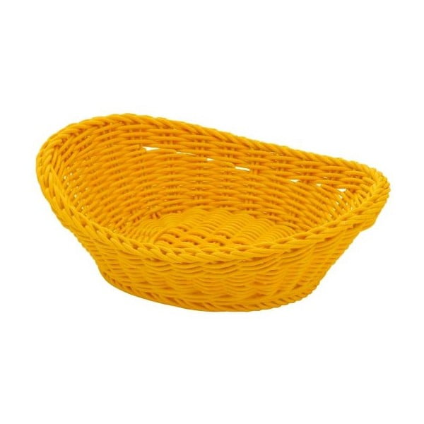 Košík Ovaler Yellow, 23,5x16x6,5 cm