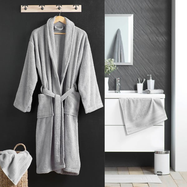 Helehall puuvillane hommikumantel, suurus M Tendresse - douceur d'intérieur-image-1