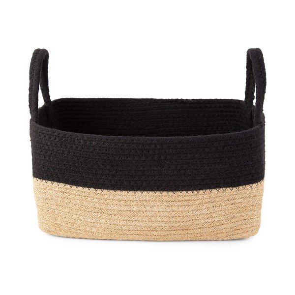 Juut- ja puuvillakorv Basic, 24 x 15 cm - Compactor-image-3