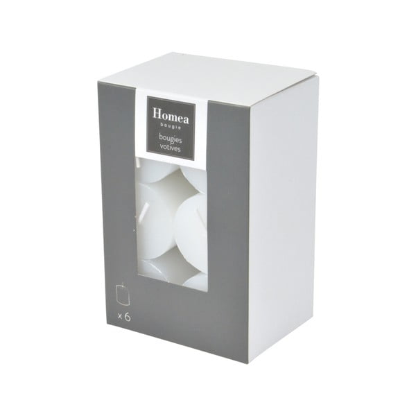 Küünlad 6 tk komplektis põlemisaeg 6 h - Homéa-image-1