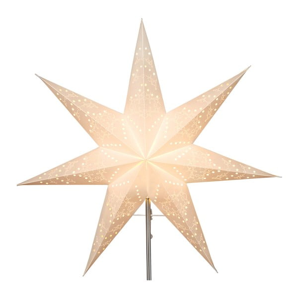 Bílá závěsná hvězda Best Season Sensy Star, Ø 100 cm