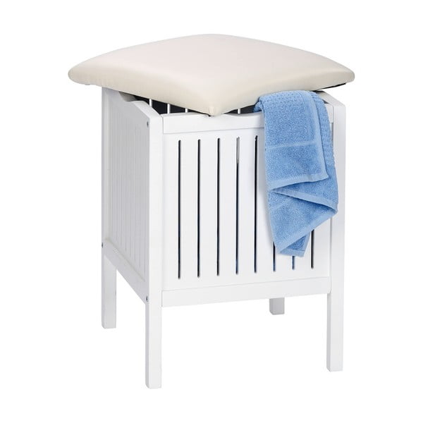 Valge puidust õlghärra koos hoiukohaga Oslo - Wenko-image-1