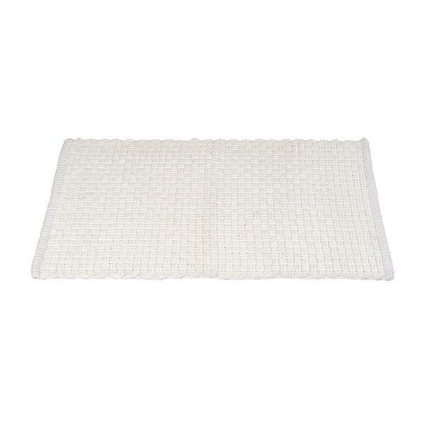 Valge tekstiilist vannitoamatt 50x80 cm Ecoli - Wenko-image-2