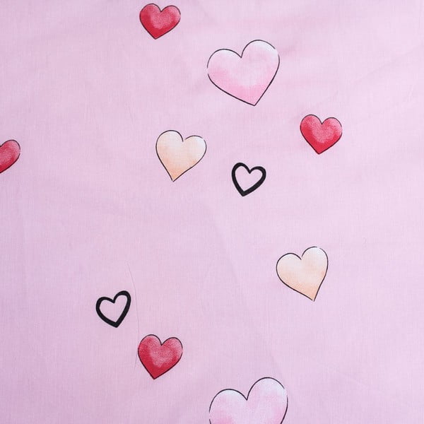 Valge-roosa puuvillane laste voodipesu 140x200 cm Minnie "White" - Jerry Fabrics-image-4