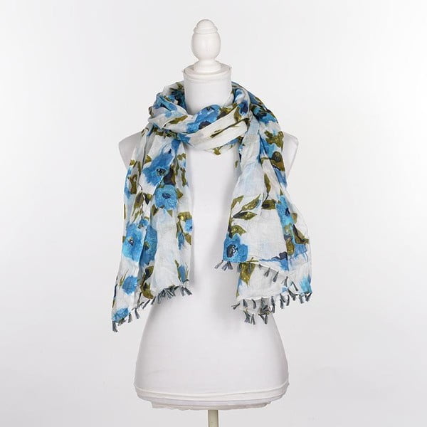 Šátek/pareo BLE Inart 100x180 cm, modrý