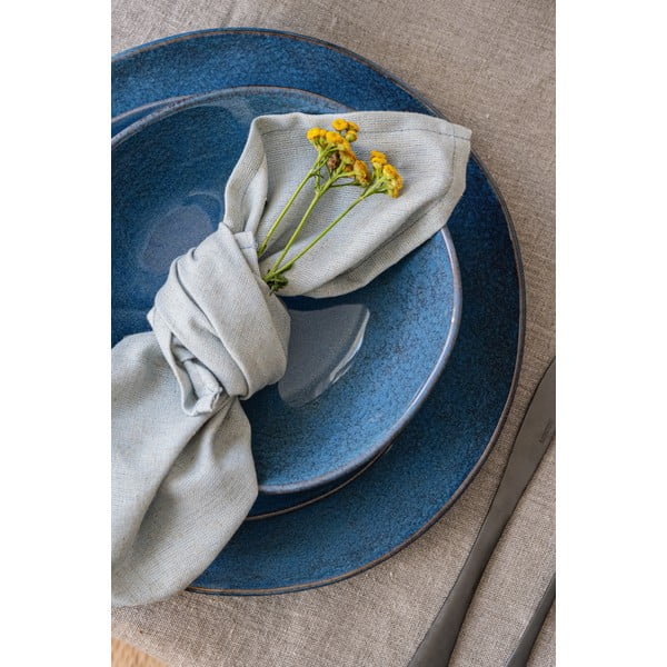 Tumesinine kivikeraamikast õhtusööginõude komplekt 24tk Glosia - Bonami Selection-image-2