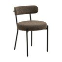 Pruun polsterdatud söögitool Badalona – House Nordic