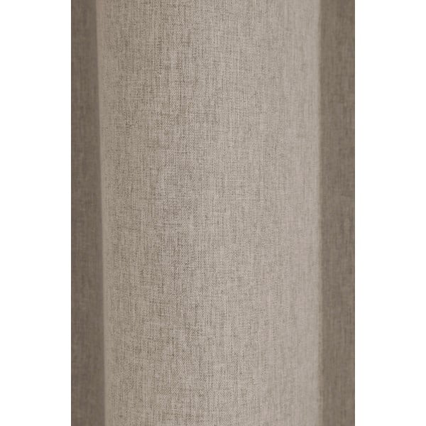 Pruun kardin 135x245 cm Len Uni - Sehlbach-image-1