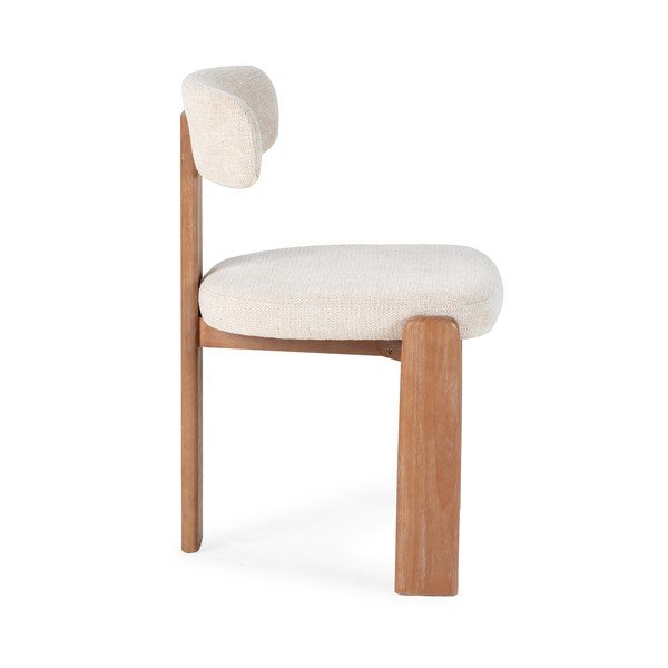 Kreemikad polsterdatud söögitoolid, 2 tk komplektis Nadia - MOME-image-3