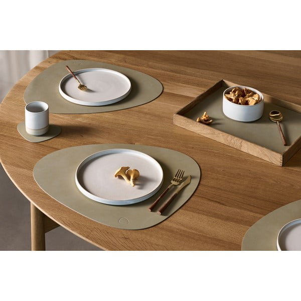 Öko-nahast lauamatt 37x44 cm Curve L Nupo - LIND DNA-image-1