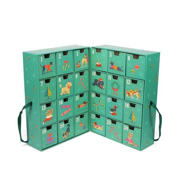 Advendikalender 37,5 cm Festive Friends - Rex London