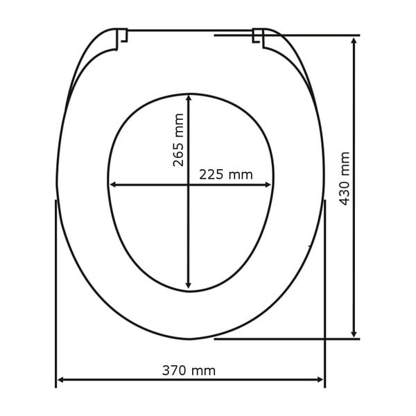 Kerge WC-istekese, kergesti sulguv Tamm, 42,5 x 35,5 cm - Wenko-image-4