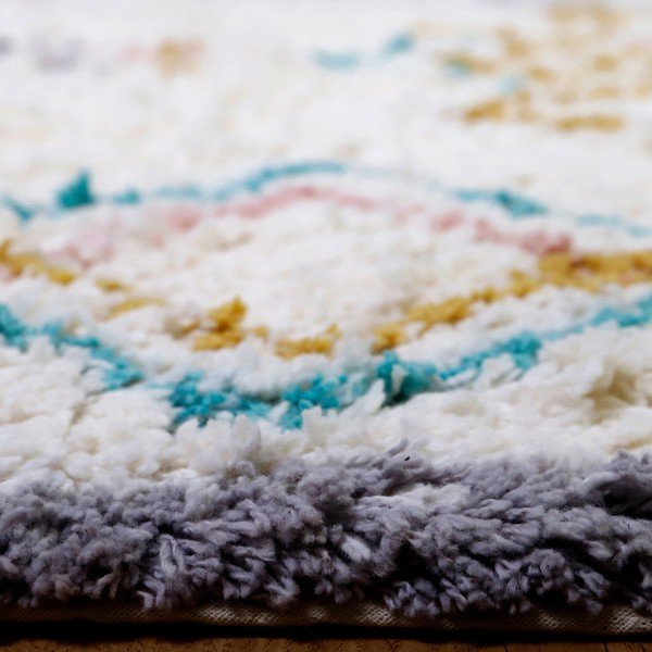 Värviline käsitsi valmistatud puuvillane vaip , 100 x 160 cm Milko - Nattiot-image-1