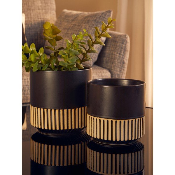 Kivikeraamiline kaas lillepotile ø 15 cm Kiso - Premier Housewares-image-1