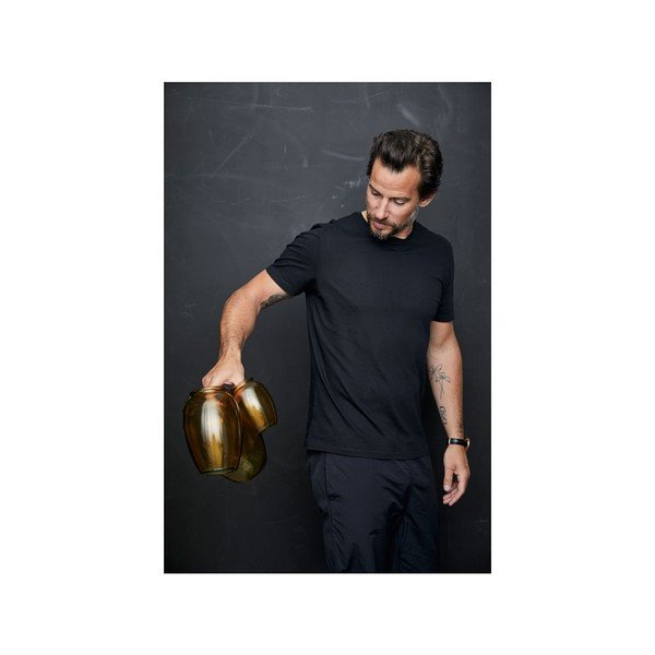 Kollane klaasvaas, ø 17,5 cm Kusintha - Bitz-image-2