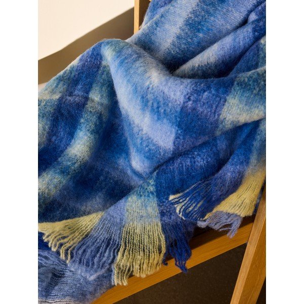 Sinine villaseguga tekk 140x200 cm Loom - Hübsch-image-2