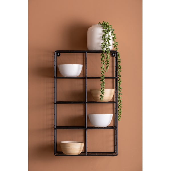 Mustast terasest riiul 30 cm Reja - PT LIVING-image-1