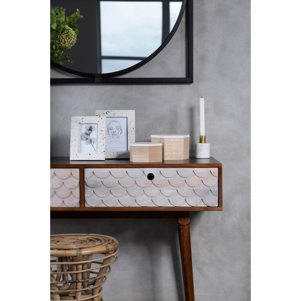 Kreem puidust raam 19x24 cm Mimo - Premier Housewares-image-1