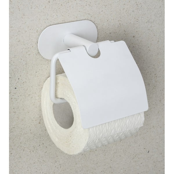 Valge isekandev roostevabast terasest tualettpaberi hoidja Orea - Wenko-image-1