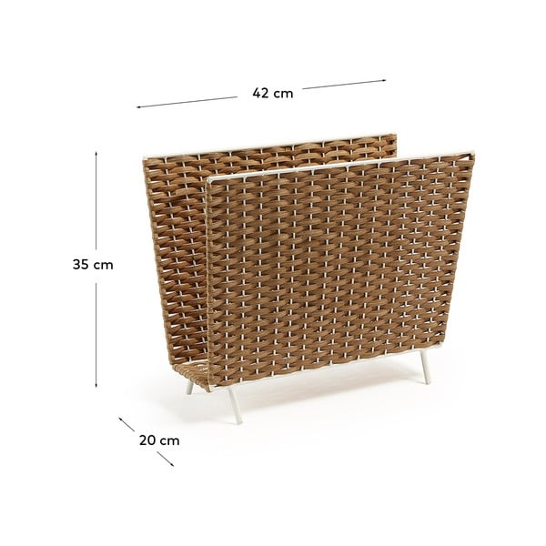 Kunstrotangist ajakirjariiul Shibori - Kave Home-image-3