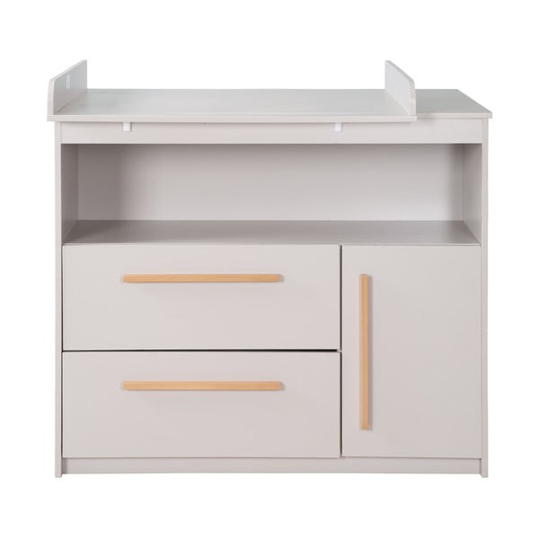 Helehall mähkimisalusega laste kummut 107x98x75 cm Lea - Roba