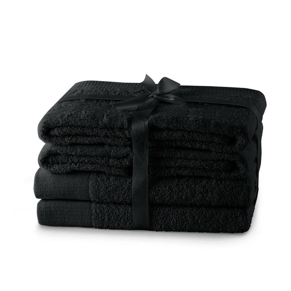 Mustad froteest puuvillased käterätikud ja saunalinad, komplekt 6 tk Amari – Restilo