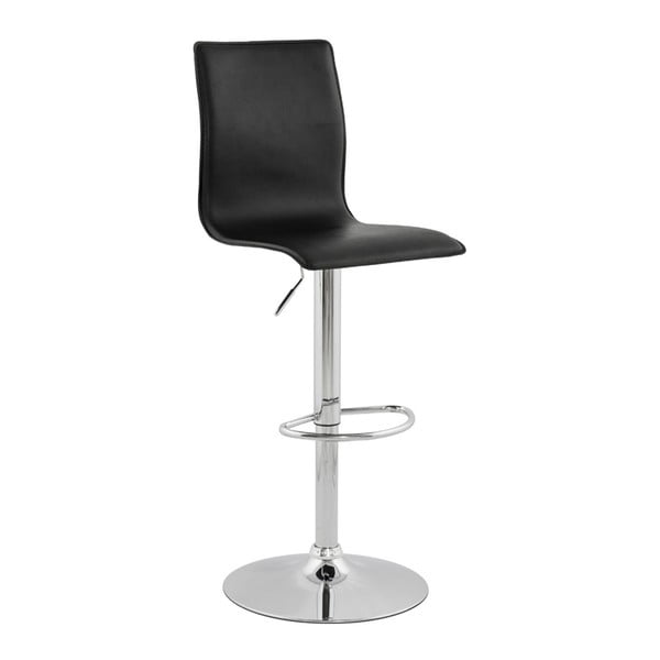 Černá nastavitelná otočná barová židle Kokoon Design Soho