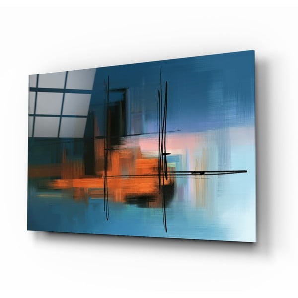 Klaasimaal, 110 x 70 cm Abstract Silhouette - Insigne