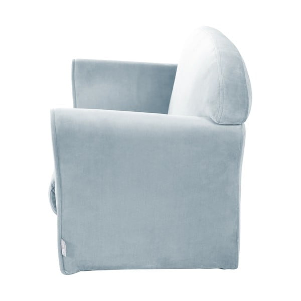 Helesinine sametist laste diivan 78 cm Lil Sofa - Roba-image-2