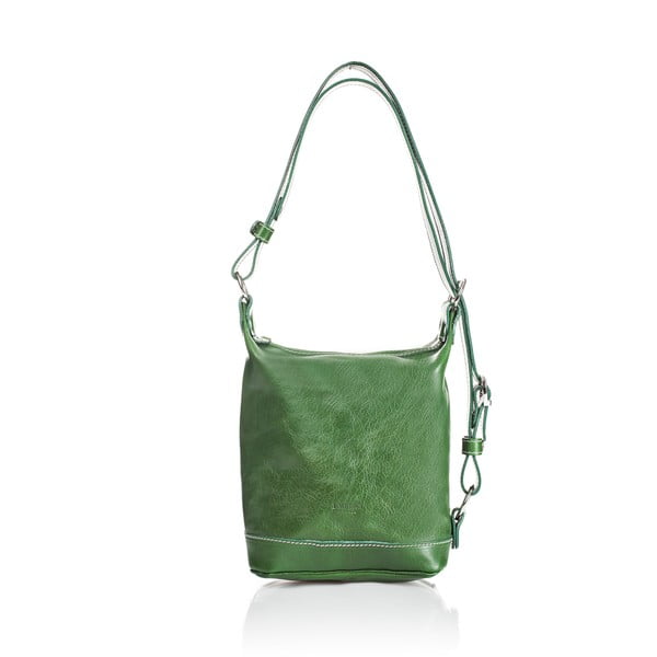 Zelená dámská kabelka z telecí kůže Medici of Florence Valeria