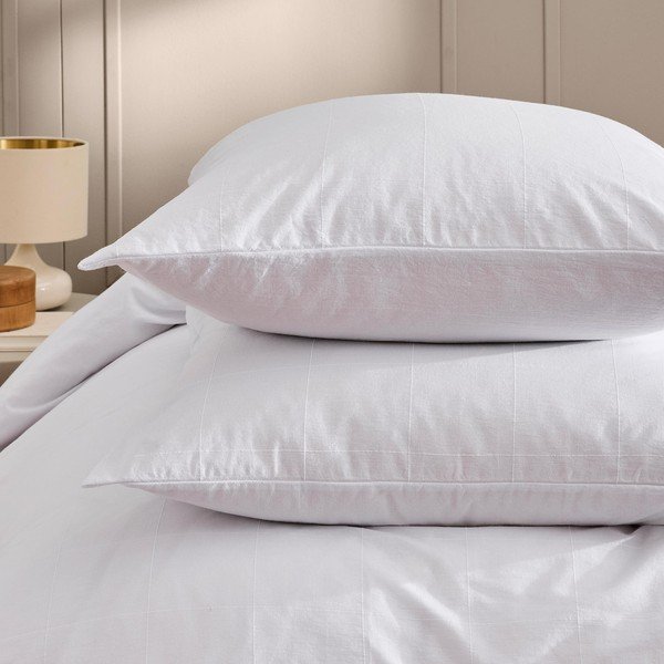 Valge kaheinimese/ülipikk voodipesu 240x220 cm Linella - douceur d'intérieur-image-3