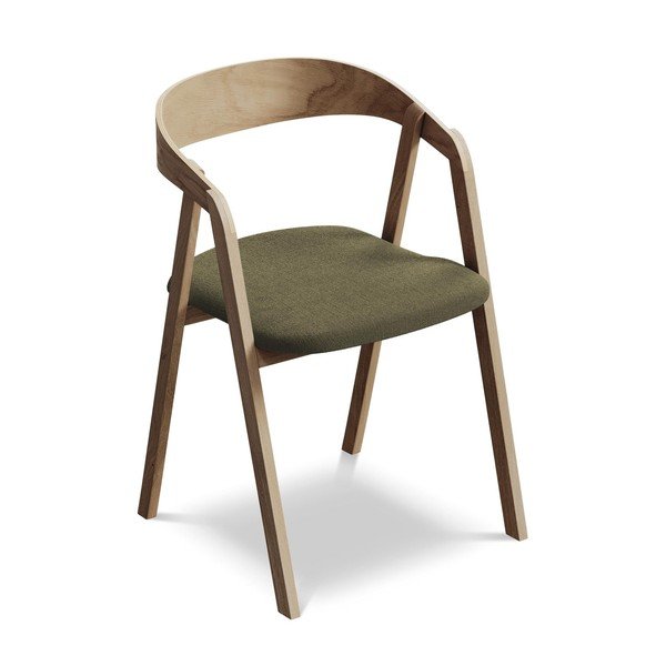 Roheline täispuidust söögitool Erika - Makamii