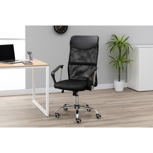 Must polsterdatud kontoritool Arco - Bonami Essentials-image-1